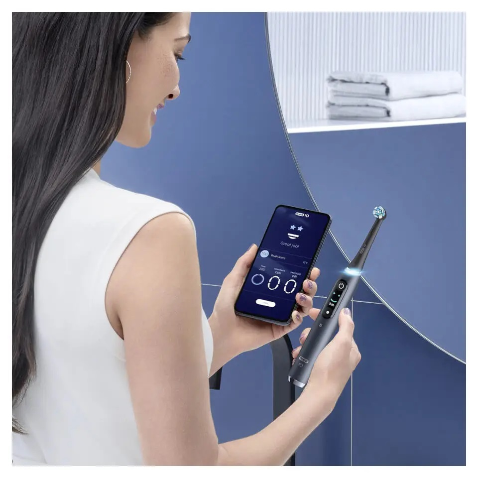 Oral-B iO Series 9N Adult Vibrating toothbrush Black - Afbeelding 7