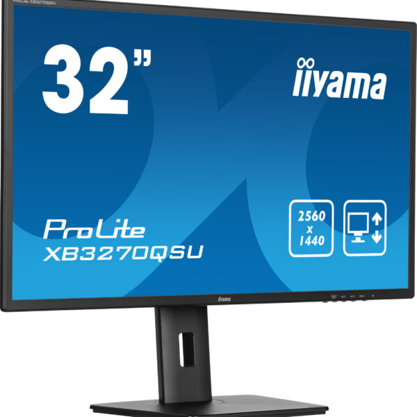 iiyama ProLite XB3270QSU-B1 computer monitor 80 cm (31.5") 2560 x 1440 pixels Quad HD LED Black
