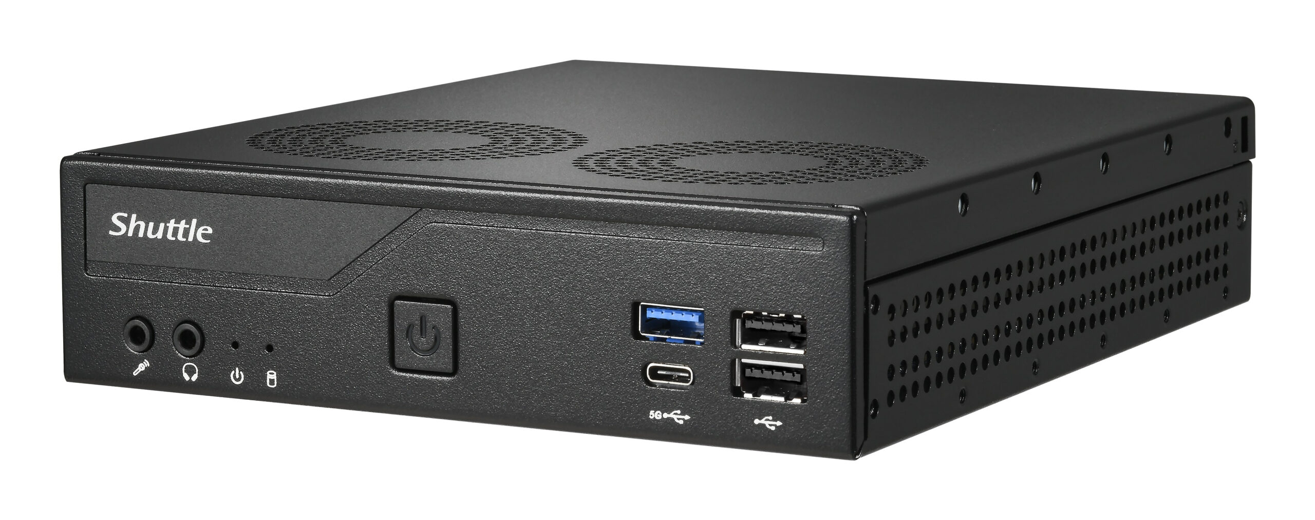 Shuttle XPС slim DH610V2 PC/workstation barebone 1.35L sized PC Black Intel H610 LGA 1700 - Afbeelding 3