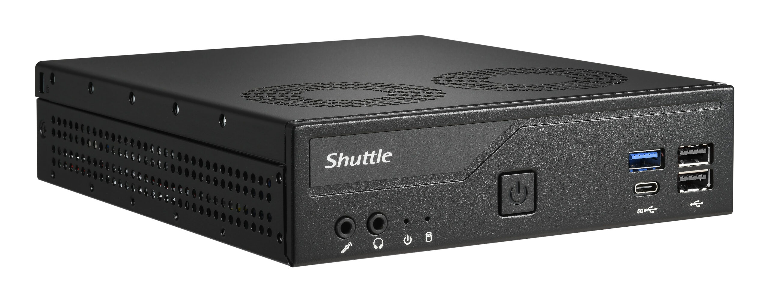 Shuttle XPС slim DH610V2 PC/workstation barebone 1.35L sized PC Black Intel H610 LGA 1700 - Afbeelding 4