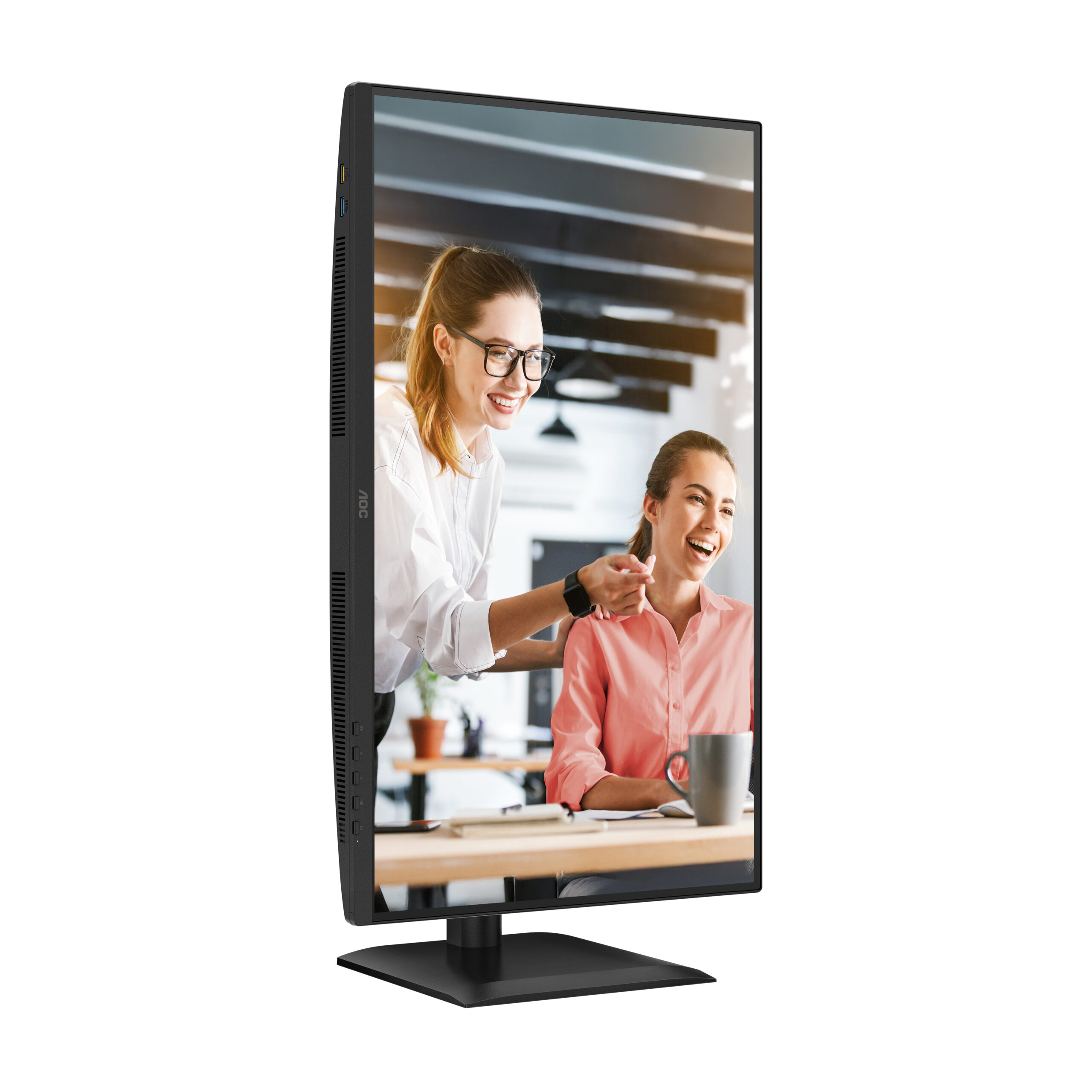AOC E4 Q27E4CV computer monitor 68.6 cm (27") 2560 x 1440 pixels Quad HD LED Black - Afbeelding 9