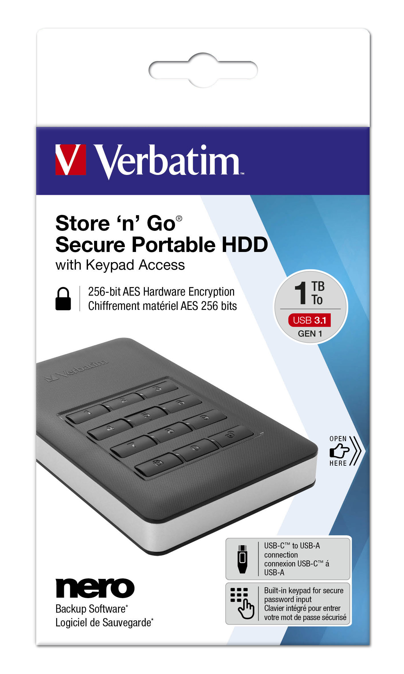 STORE NGO SECURE HDD USB 3 2TB/KEYPAD ACCESS - Afbeelding 4