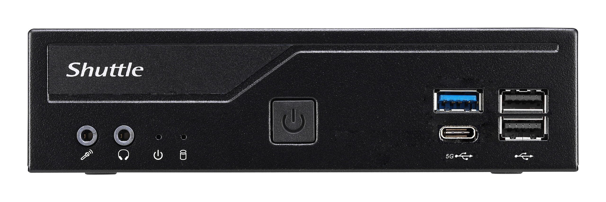 Shuttle XPС slim DH610V2 PC/workstation barebone 1.35L sized PC Black Intel H610 LGA 1700 - Afbeelding 2