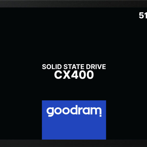 Goodram CX400 gen.2 2.5" 512 GB Serial ATA III 3D TLC  NAND