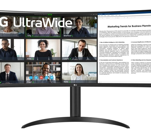 LG 34WR55QK-B computer monitor 86.4 cm (34") 3440 x 1440 pixels Wide Quad HD Black