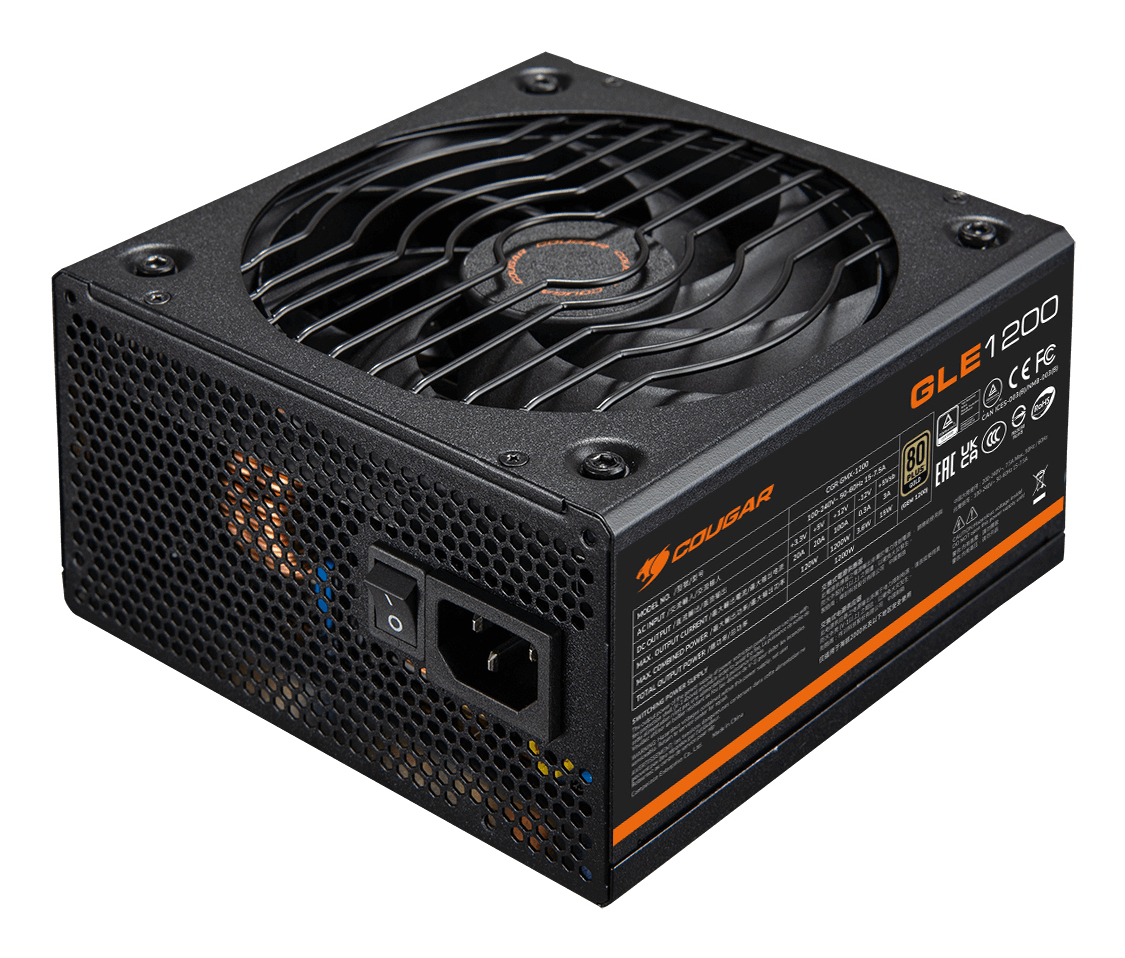 COUGAR Power Supply GLE 1200W ATX3.1 / 80 Plus Gold - Afbeelding 2
