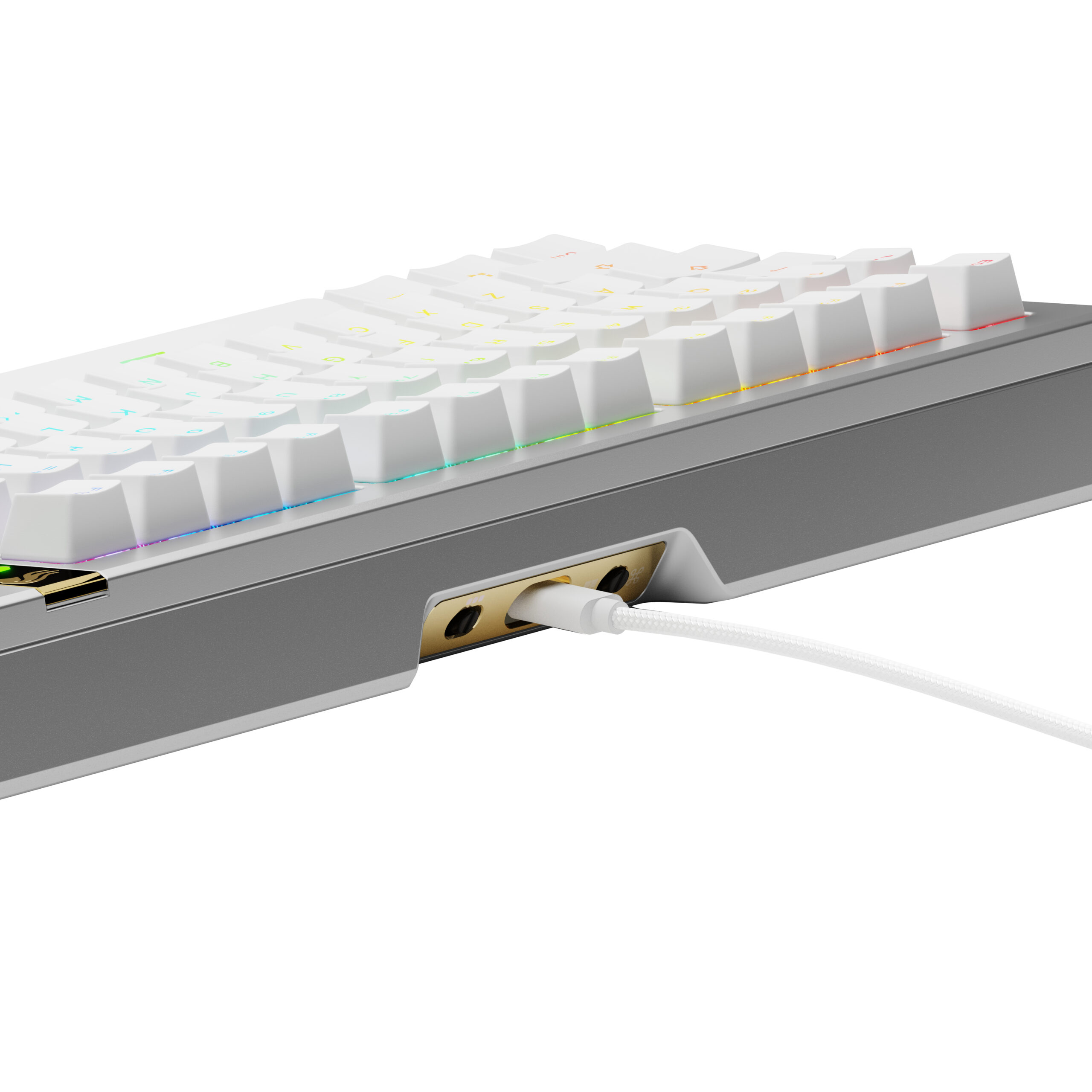 Glorious Gaming GMMK 3 PRO HE 75% Prebuilt Wired Silver - US - Afbeelding 5