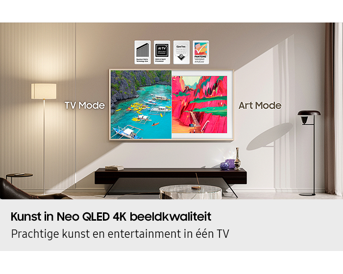 Samsung The Frame QE75LS03FWU 190.5 cm (75") 4K Ultra HD Smart TV Wi-Fi Black - Afbeelding 8