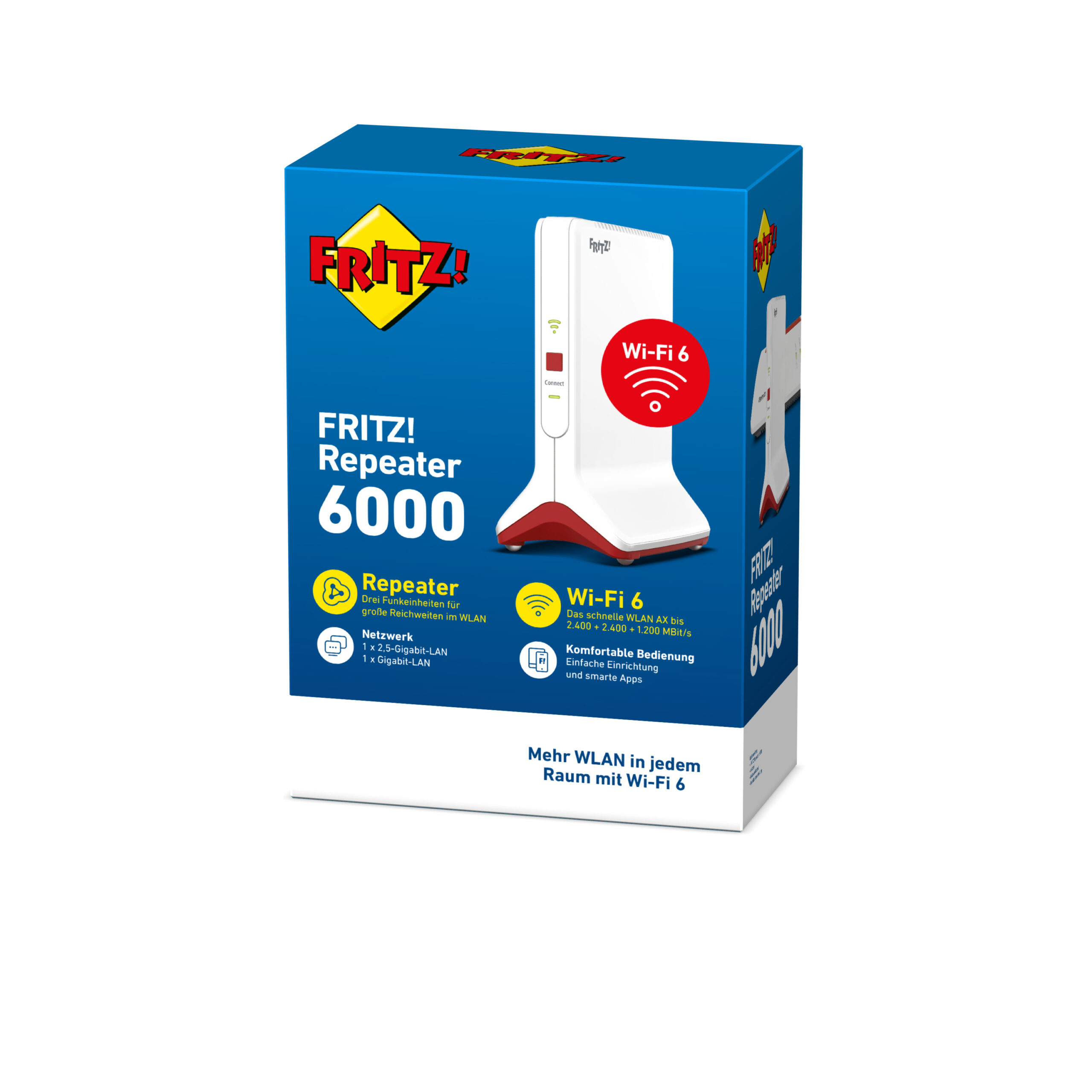 Repeater FRITZ! 6000 Red, White - Afbeelding 4