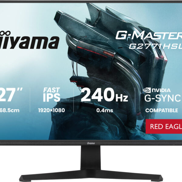 iiyama G-MASTER G2771HSU-B1 computer monitor 68.6 cm (27") 1920 x 1080 pixels Full HD Black