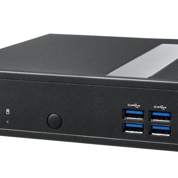 Shuttle XPC slim Barebone DL40N, Intel N150, 1x DDR5, 2x LAN (2x 2.5Gbit), 2xCOM,1xHDMI,1xDP, 1x VGA, fanless, 24/7 permanent operation