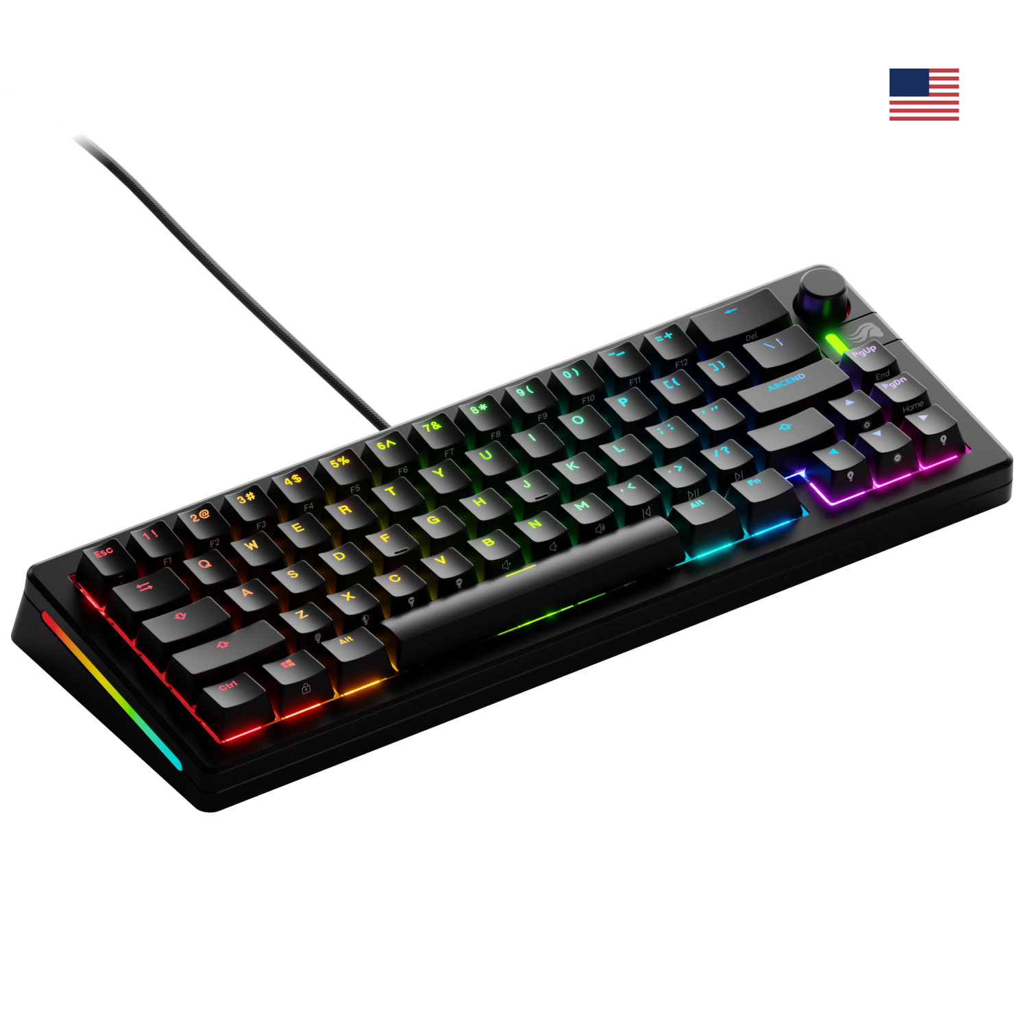 Glorious Gaming GMMK 3 65% Prebuilt Wired Black - US