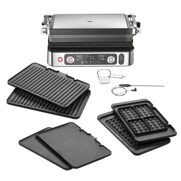 Braun MultiGrill 9 Pro CG9167 Electric Contact Grill Black, Stainless Steel