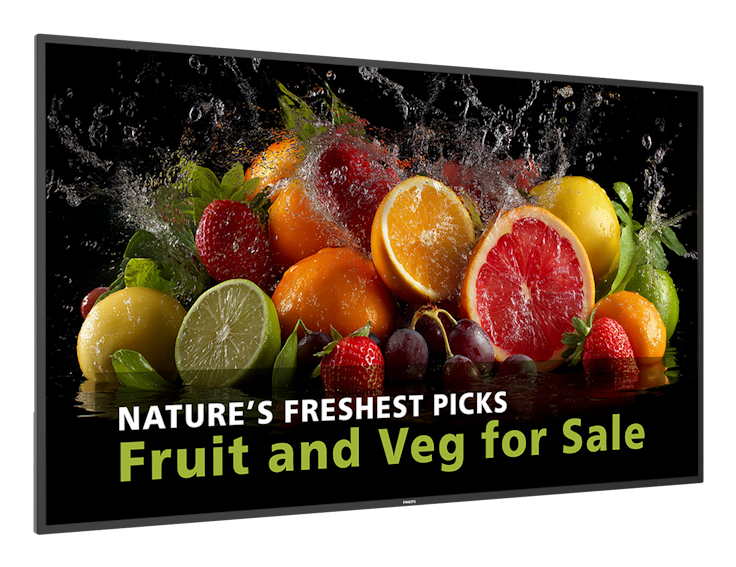 Philips 5000 series 65BDL5050D/00 Signage Display 165.1 cm (65") LCD Wi-Fi 600 cd/m² Full HD Black Built-in processor Android - Afbeelding 2