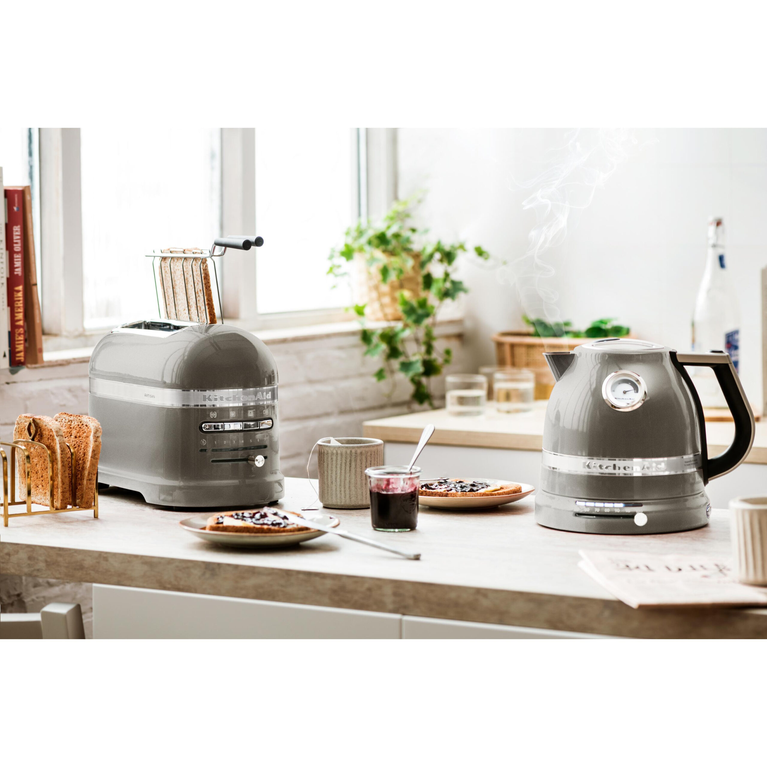 KitchenAid 5KEK1522EMS electric kettle 1.5 L 2400 W Grey - Afbeelding 4