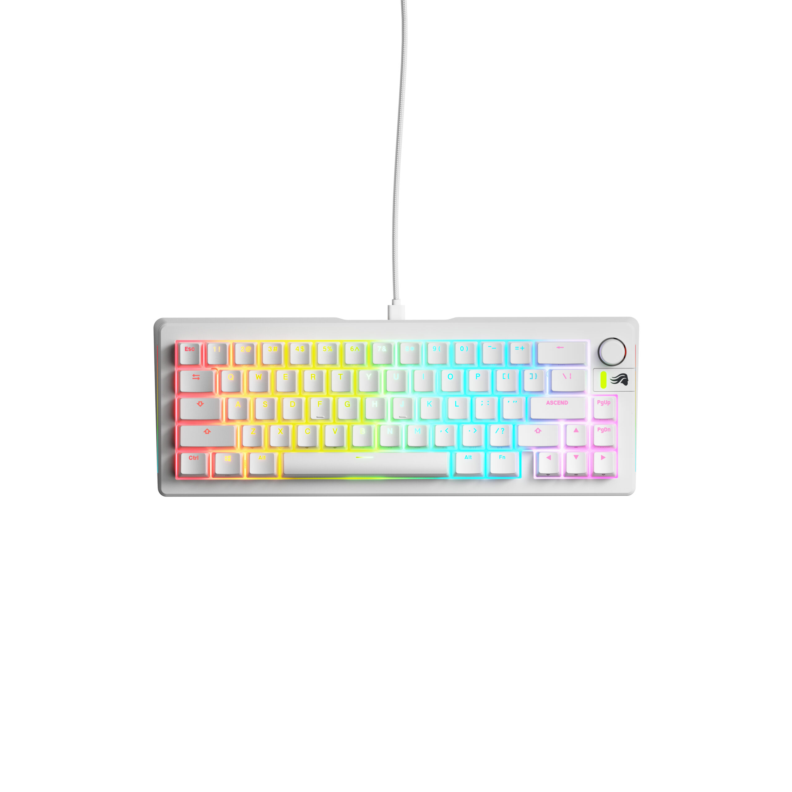 Glorious PC Gaming Race GMMK 3 Prebuilt keyboard USB QWERTY US English White - Afbeelding 2