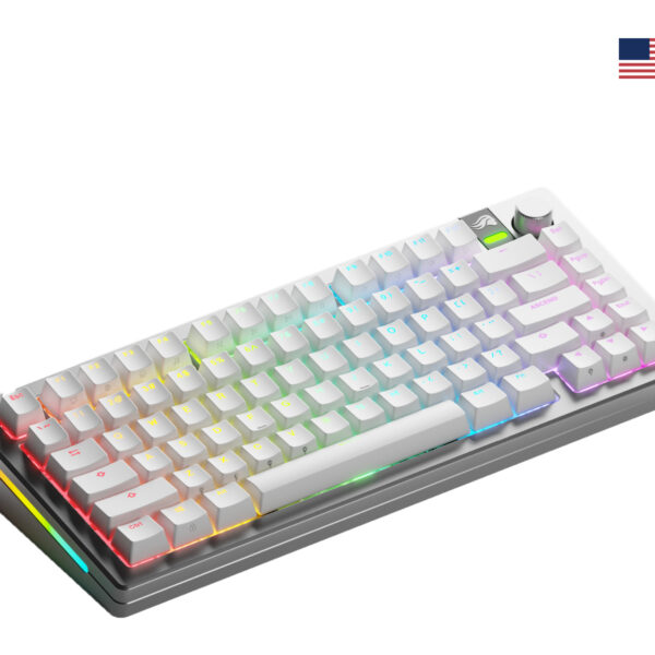 Glorious Gaming GMMK 3 PRO 75% Prebuilt Wireless Silver - US