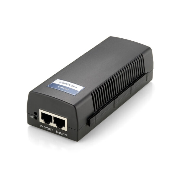 LevelOne Gigabit PoE Injector, 802.3at/af PoE, 30W