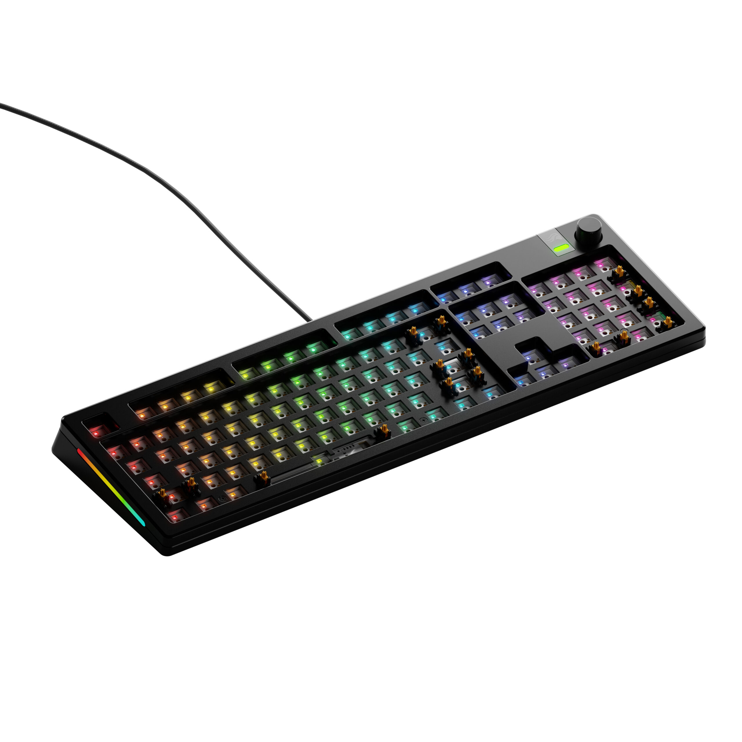 Glorious Gaming GMMK 3 PRO 100% Barebones Wired Black - US