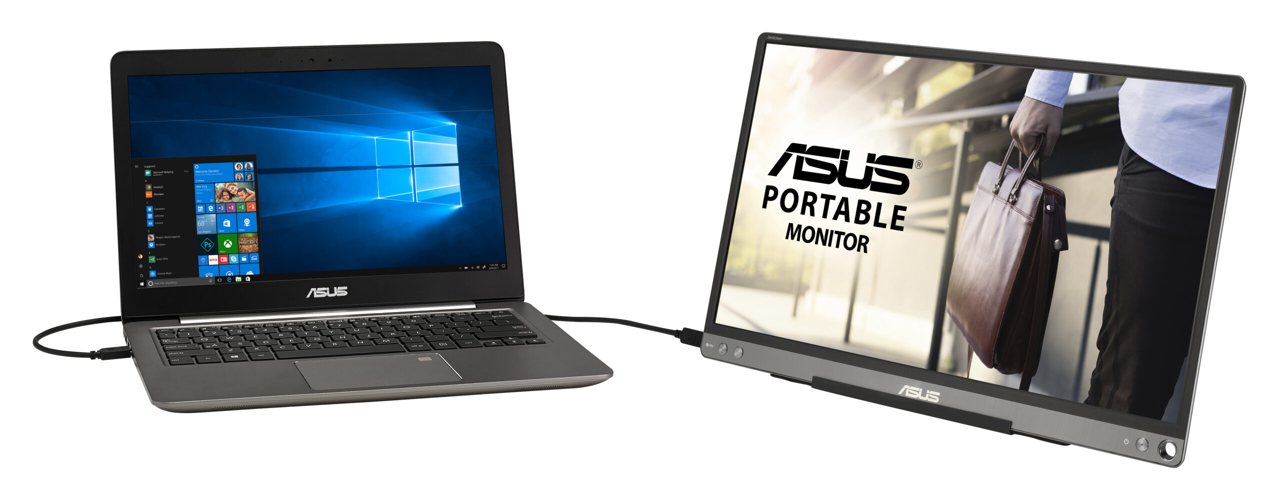 ASUS ZenScreen MB16ACE LED display 39.6 cm (15.6") 1920 x 1080 pixels Full HD Grey - Afbeelding 6