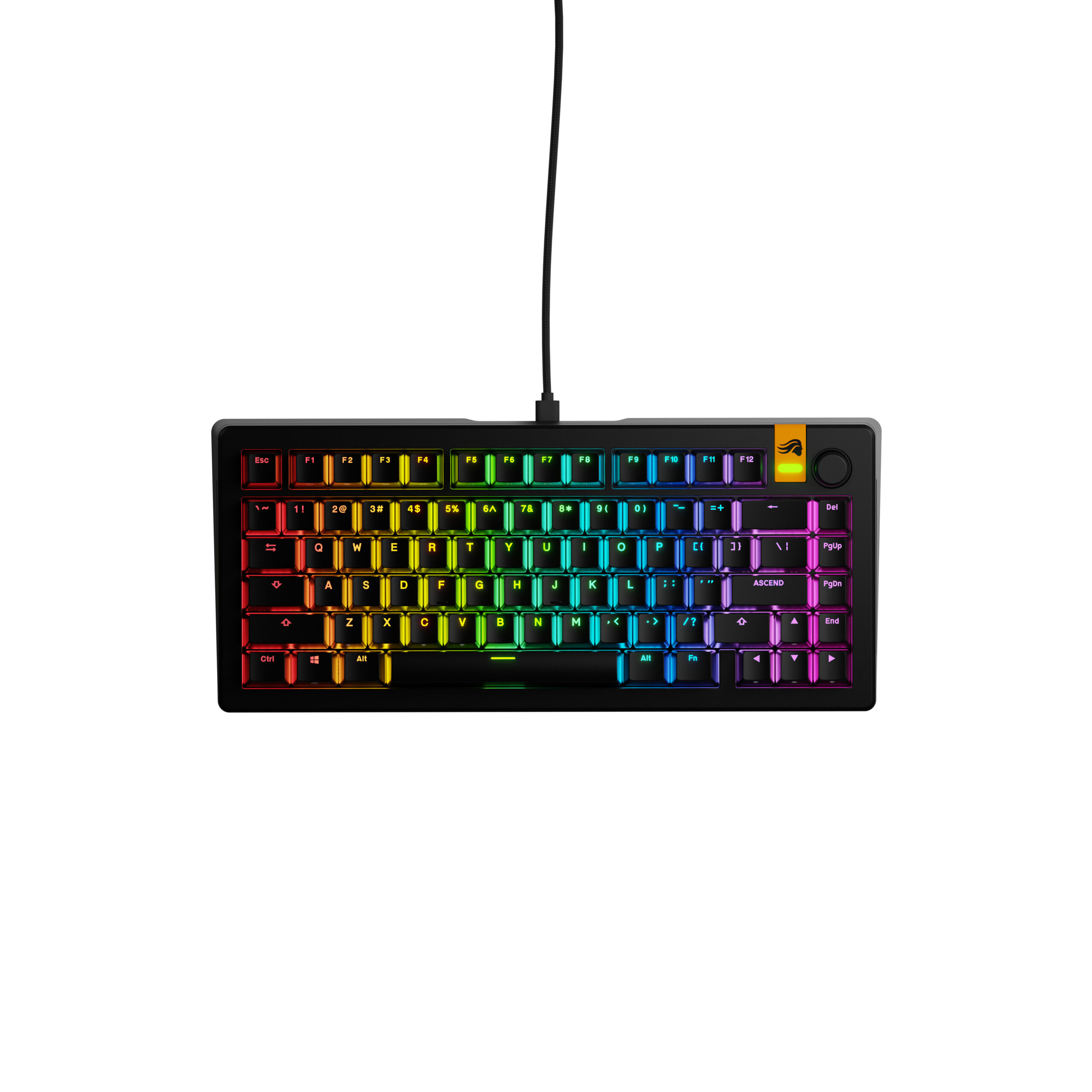 Glorious Gaming GMMK 3 HE 75% Prebuilt Wired Black - US - Afbeelding 2