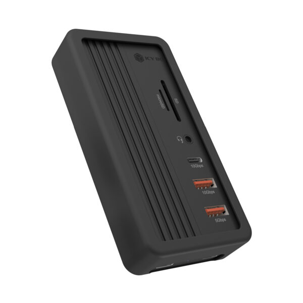 ICY BOX IB-DK4072M-CU31 USB 3.2 Gen 2 (3.1 Gen 1) Type-C Black
