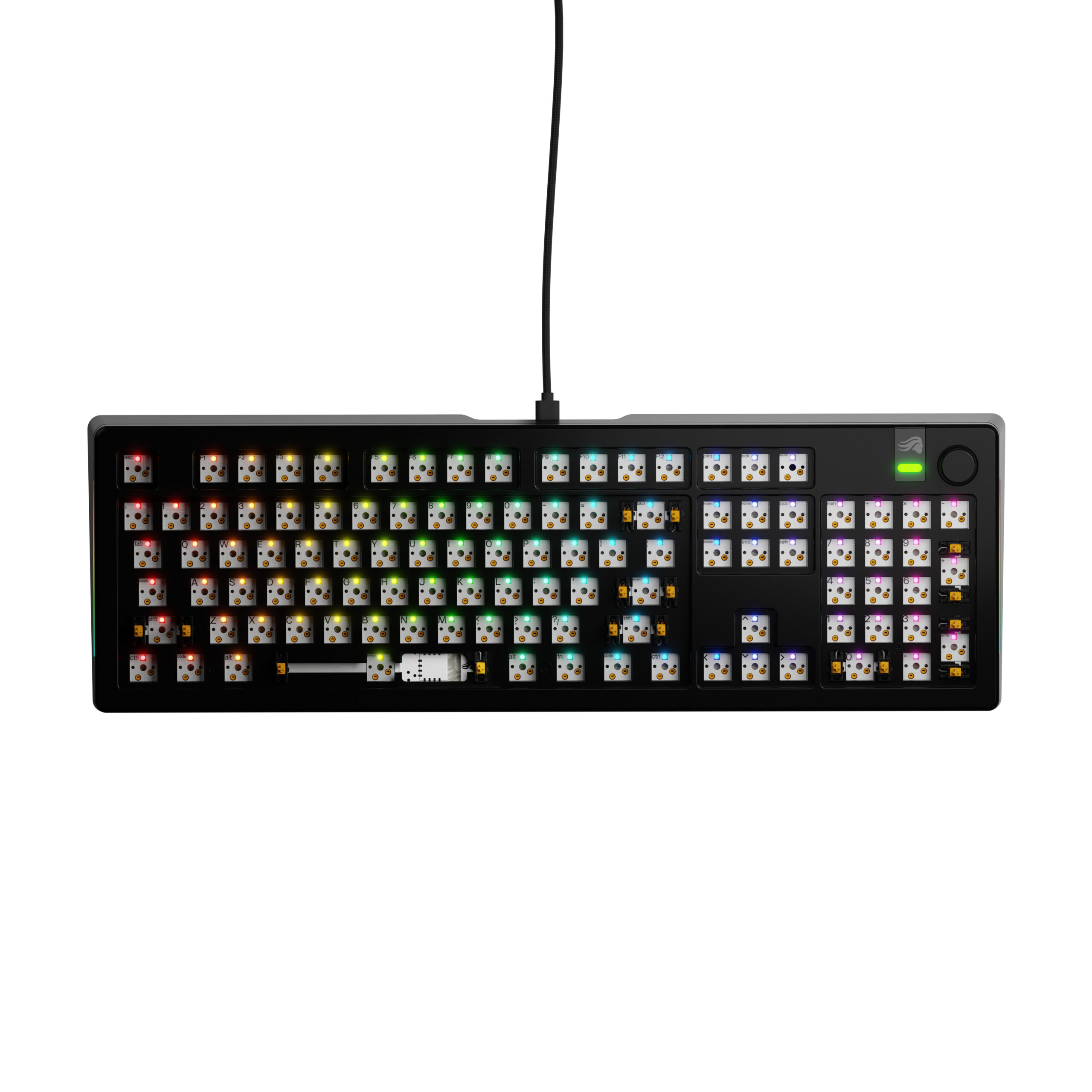 Glorious Gaming GMMK 3 PRO 100% Barebones Wired Black - US - Afbeelding 2