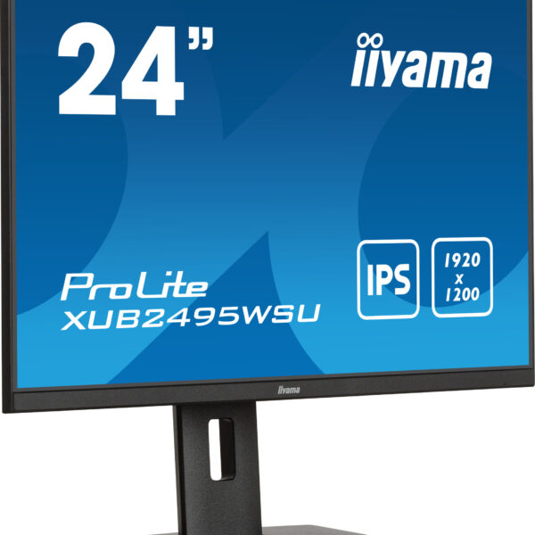 iiyama ProLite XUB2495WSU-B7 computer monitor 61.2 cm (24.1") 1920 x 1200 pixels WUXGA LED Black