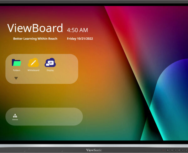 Viewsonic IFP5550-5 interactive whiteboard 139.7 cm (55") 3840 x 2160 pixels Touchscreen Black HDMI