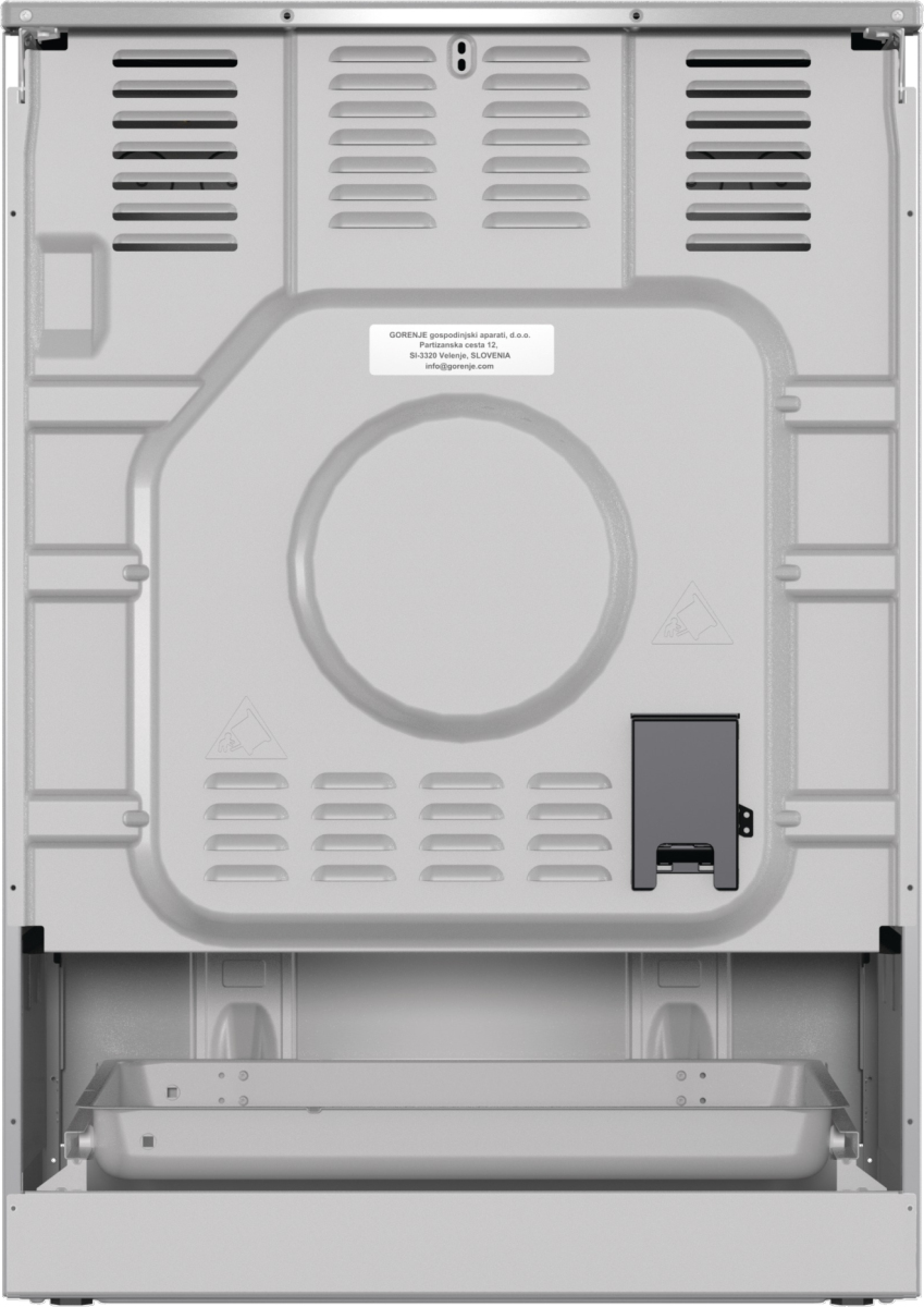 Gorenje GEIT6C60XPG cooker Freestanding cooker Zone induction hob A - Afbeelding 4