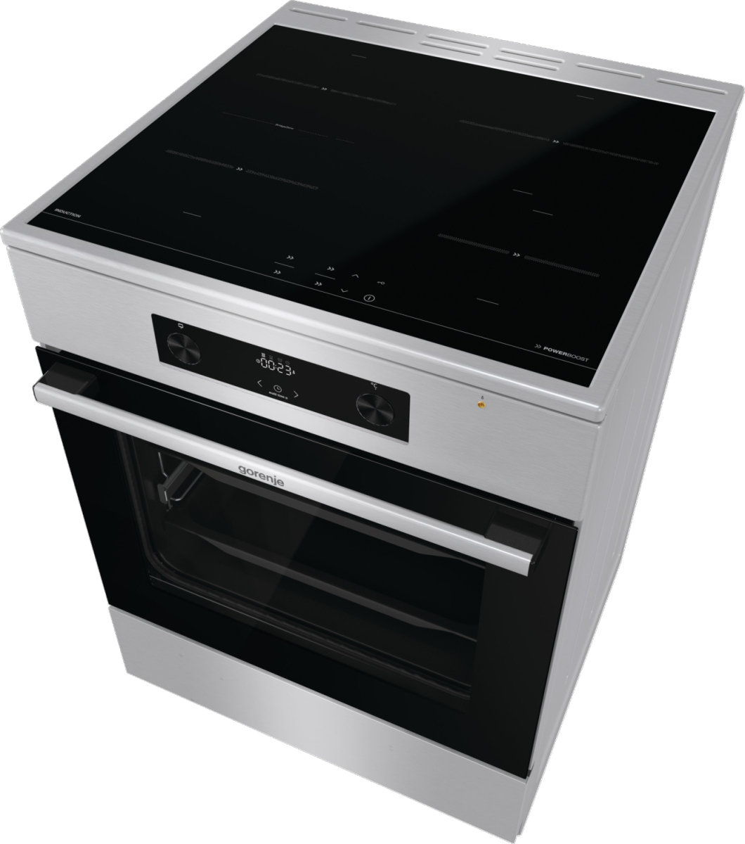 Gorenje GEIT6C60XPG cooker Freestanding cooker Zone induction hob A - Afbeelding 6