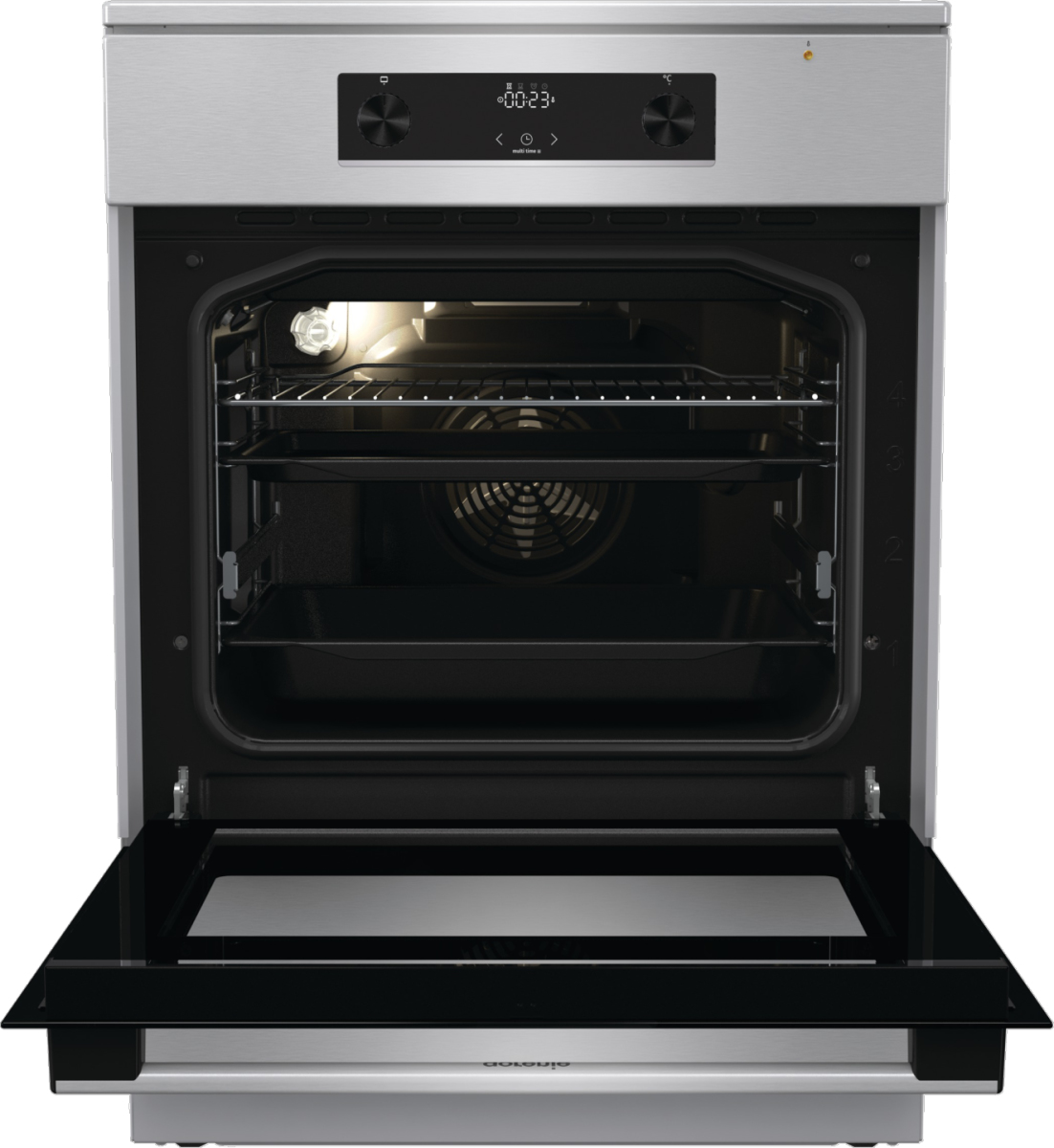 Gorenje GEIT6C60XPG cooker Freestanding cooker Zone induction hob A - Afbeelding 3