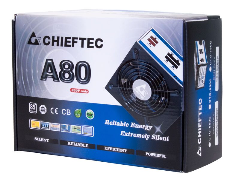 Chieftec CTG-750C power supply unit 750 W 24-pin ATX ATX Black - Afbeelding 2