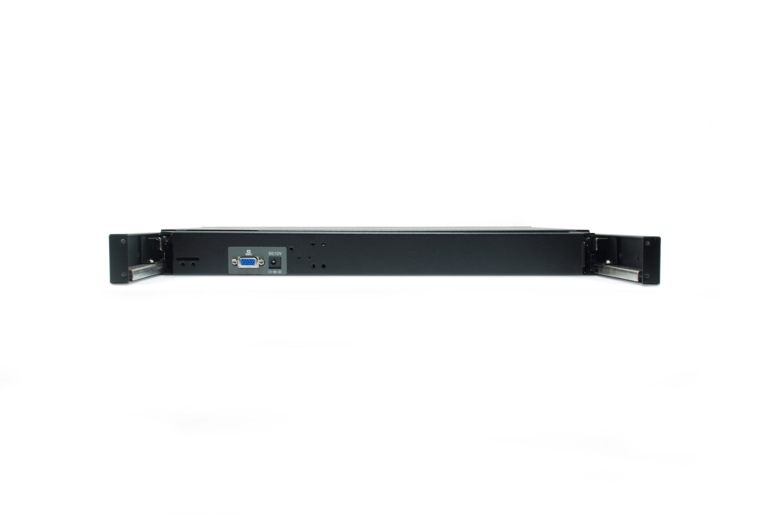 LevelOne 19" Widescreen LCD KVM Rack Console, DE Keyboard - Afbeelding 2