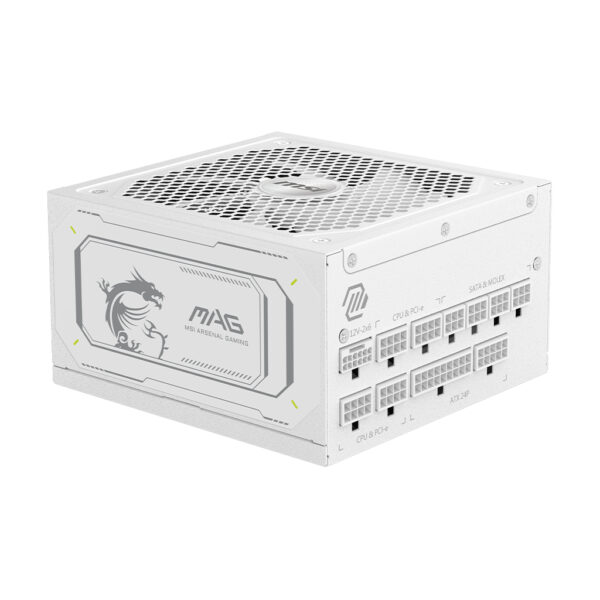 MSI MAG A1000GL PCIE5 WHITE power supply unit 1000 W 24-pin ATX ATX