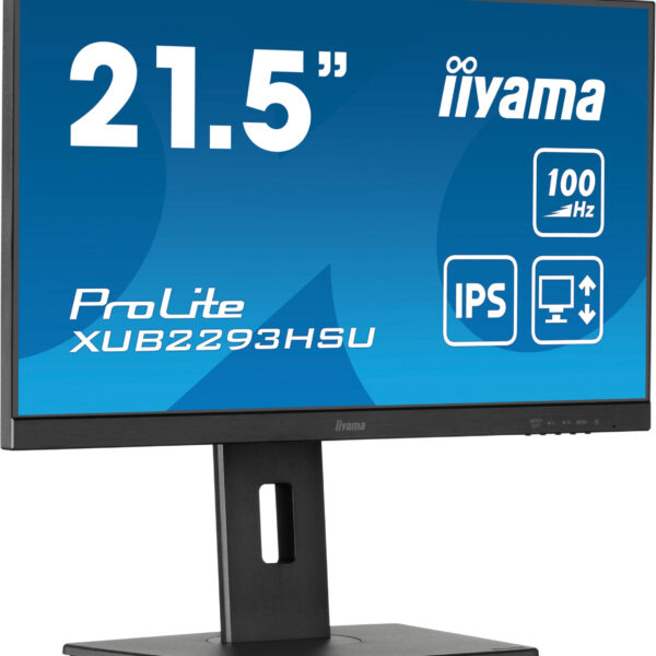 iiyama ProLite XUB2293HSU-B7 computer monitor 54.6 cm (21.5") 1920 x 1080 pixels Full HD LED Black