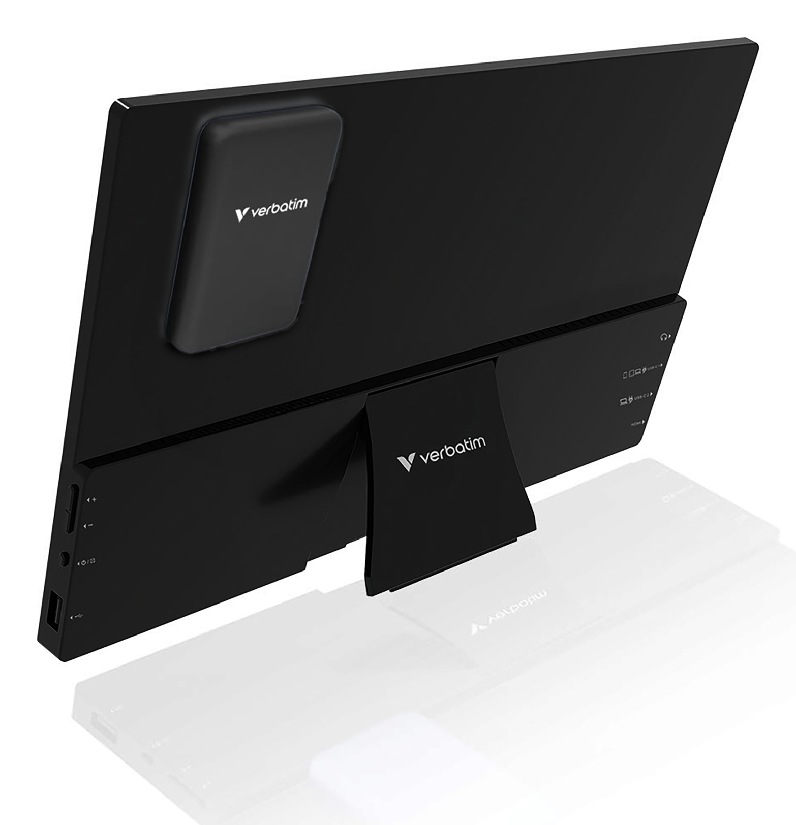 Verbatim Portable Touchscreen Monitor 13.3" WUXGA Resolution & Wireless Power Supply - Afbeelding 2