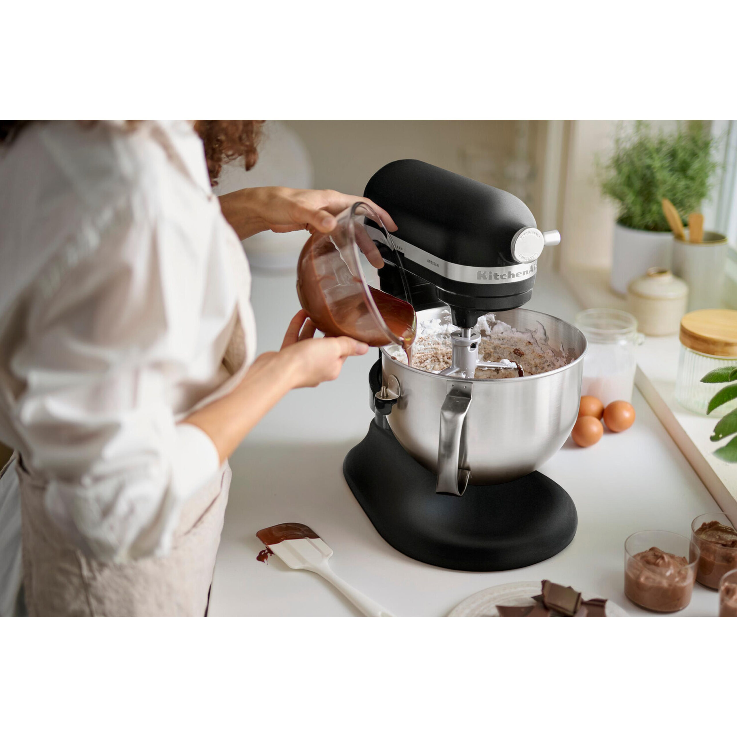 KitchenAid 5KSM60SPXEBM Stand mixer 375 W Black - Afbeelding 5