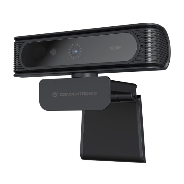 Conceptronic AMDIS09B 1080p Windows Hello Face Recognition Webcam