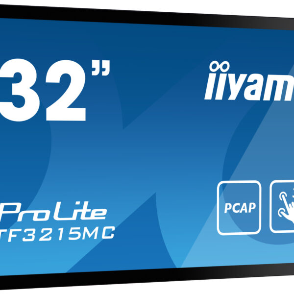iiyama ProLite TF3215MC-B2 computer monitor 80 cm (31.5") 1920 x 1080 pixels Full HD LED Touchscreen Kiosk Black