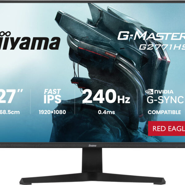iiyama G-MASTER G2771HS-B1 computer monitor 68.6 cm (27") 1920 x 1080 pixels Full HD Black