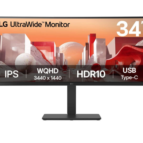 LG 34BA75QE-B computer monitor 86.4 cm (34") 3440 x 1440 pixels Wide Quad HD LCD Black