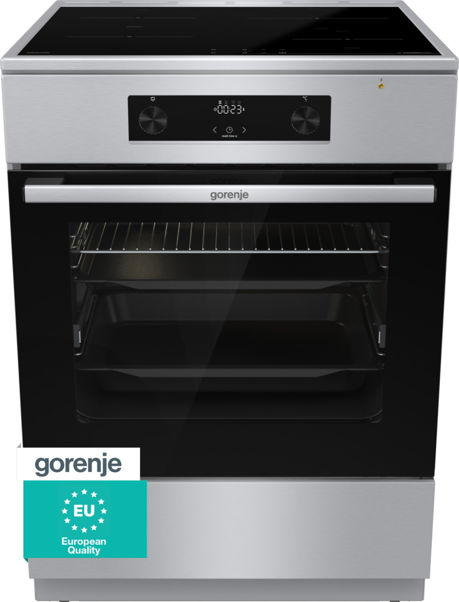 Gorenje GEIT6C60XPG cooker Freestanding cooker Zone induction hob A