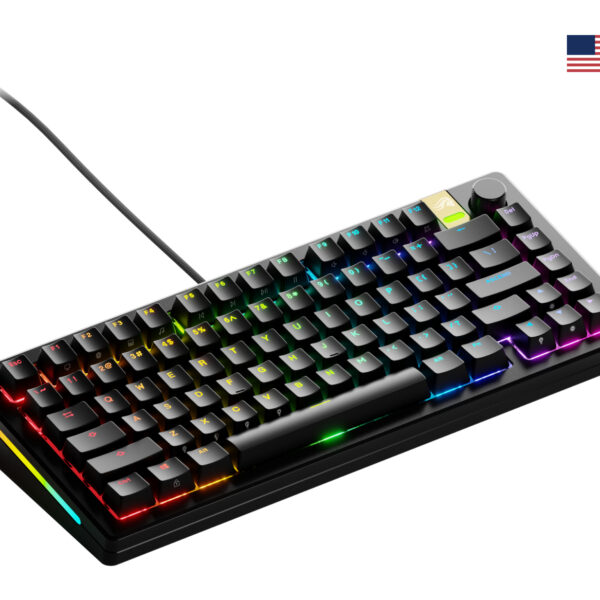 Glorious Gaming GMMK 3 PRO HE 75% Prebuilt Wired Black - US