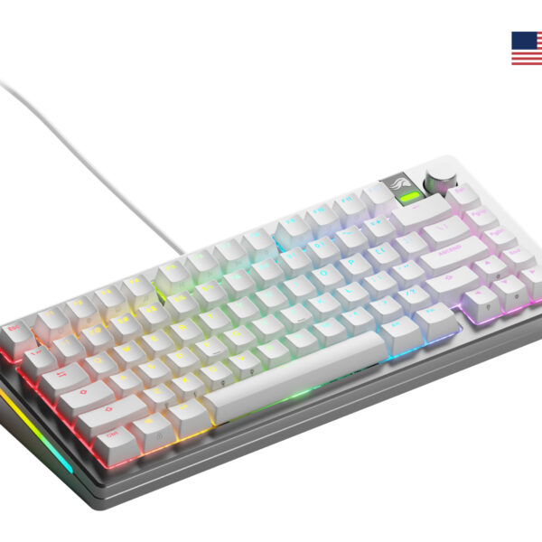Glorious Gaming GMMK 3 PRO 75% Prebuilt Wired Silver - US