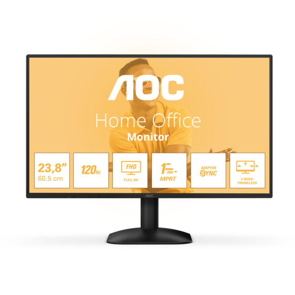 AOC 24B31H LED display 60.5 cm (23.8") 1920 x 1080 pixels Full HD Black
