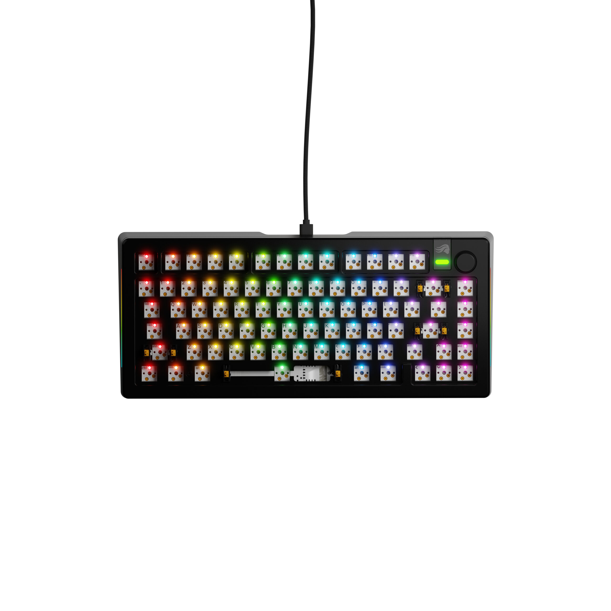 Glorious Gaming GMMK 3 PRO 75% Barebones Wired Black - US - Afbeelding 2