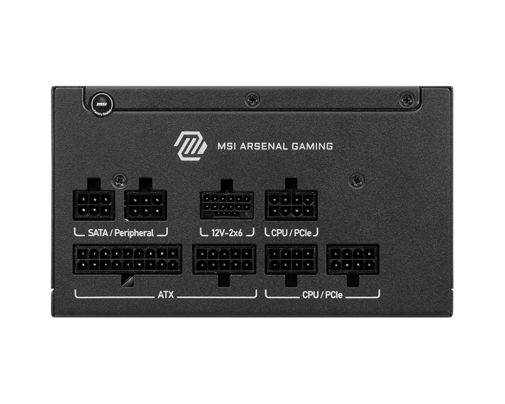 MSI MAG A650GLS PCIE5 power supply unit 650 W 24-pin ATX ATX Black - Afbeelding 2