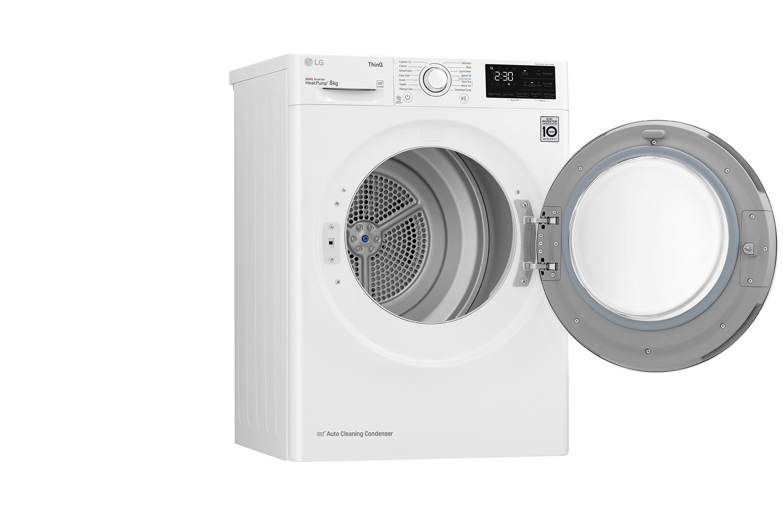 LG RH80V3AV6N tumble dryer Freestanding Front-load 8 kg White - Afbeelding 9