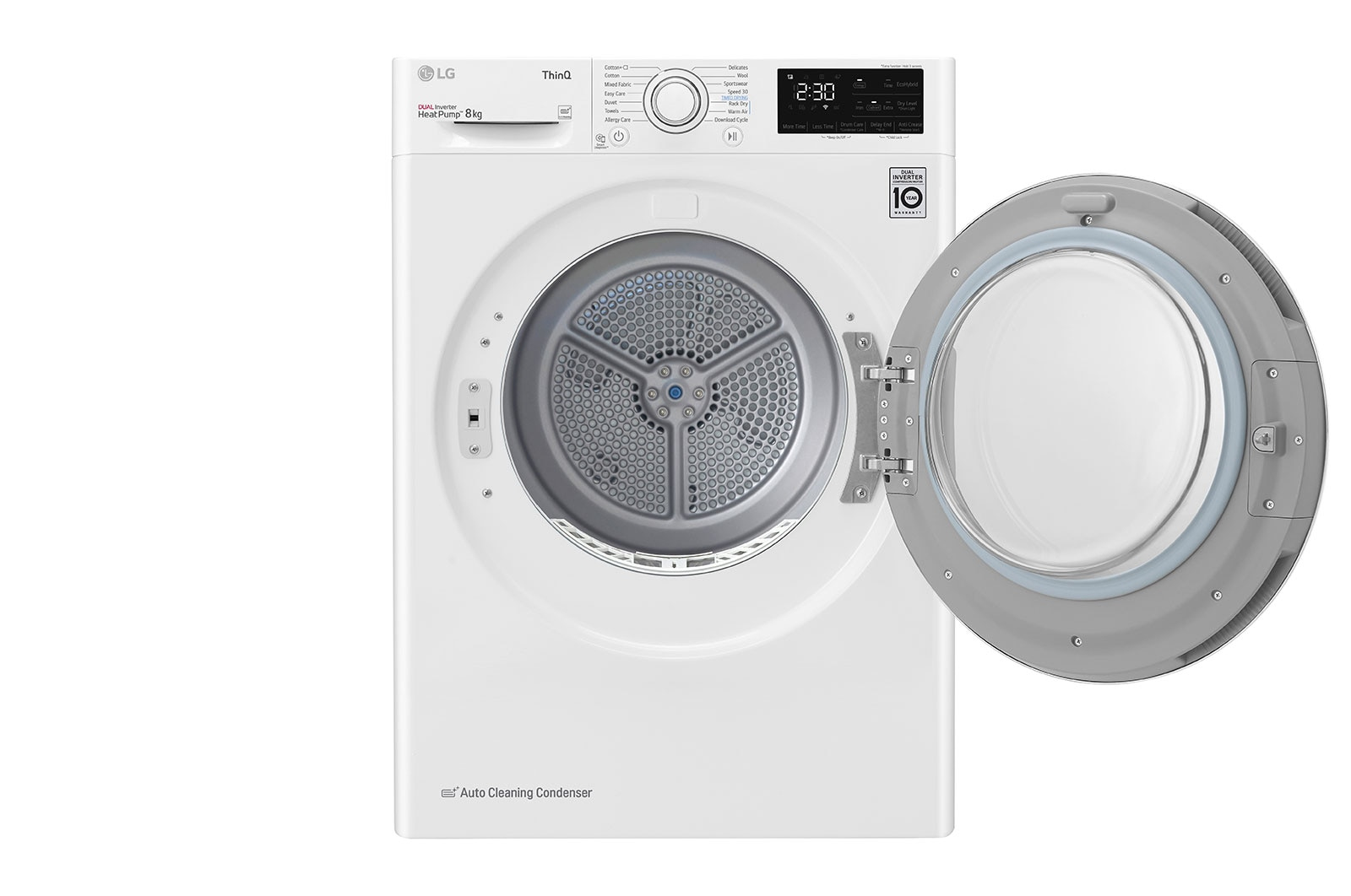 LG RH80V3AV6N tumble dryer Freestanding Front-load 8 kg White - Afbeelding 3
